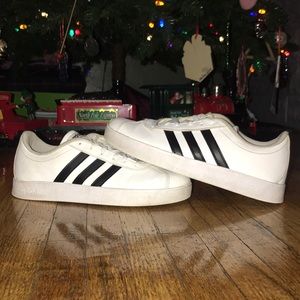 White Adidas shoes